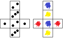 Jogo de pareamento - Blocos de montar peças quadradas