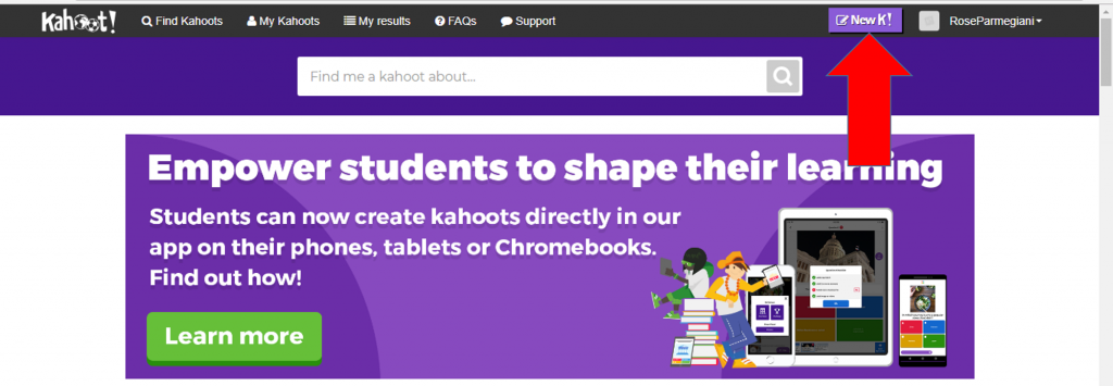 Kahoot de frações. 🥰 - A Matemática lúdica