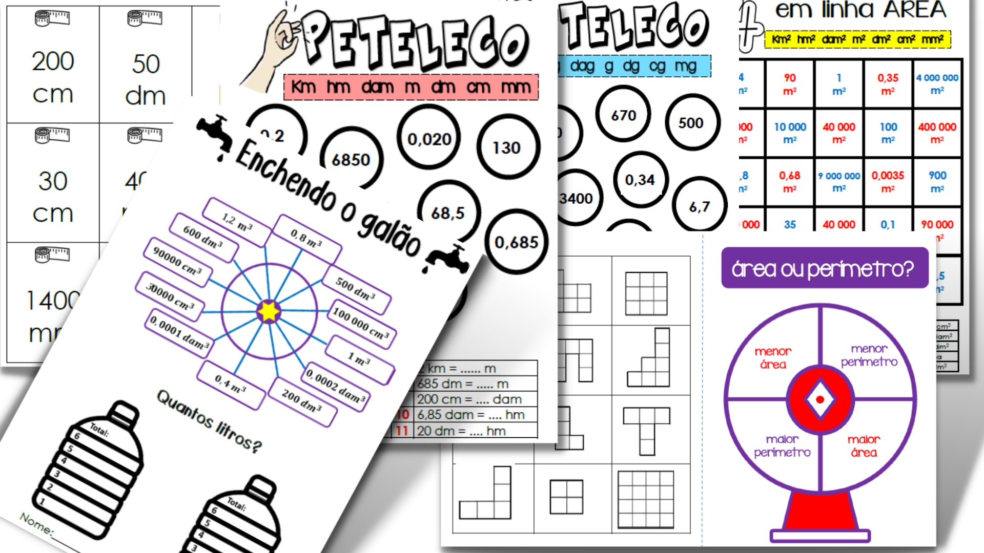 Jogo Lúdico de Matemática - PROBLEMINHAS [ 1º ao 5º ANO ] 