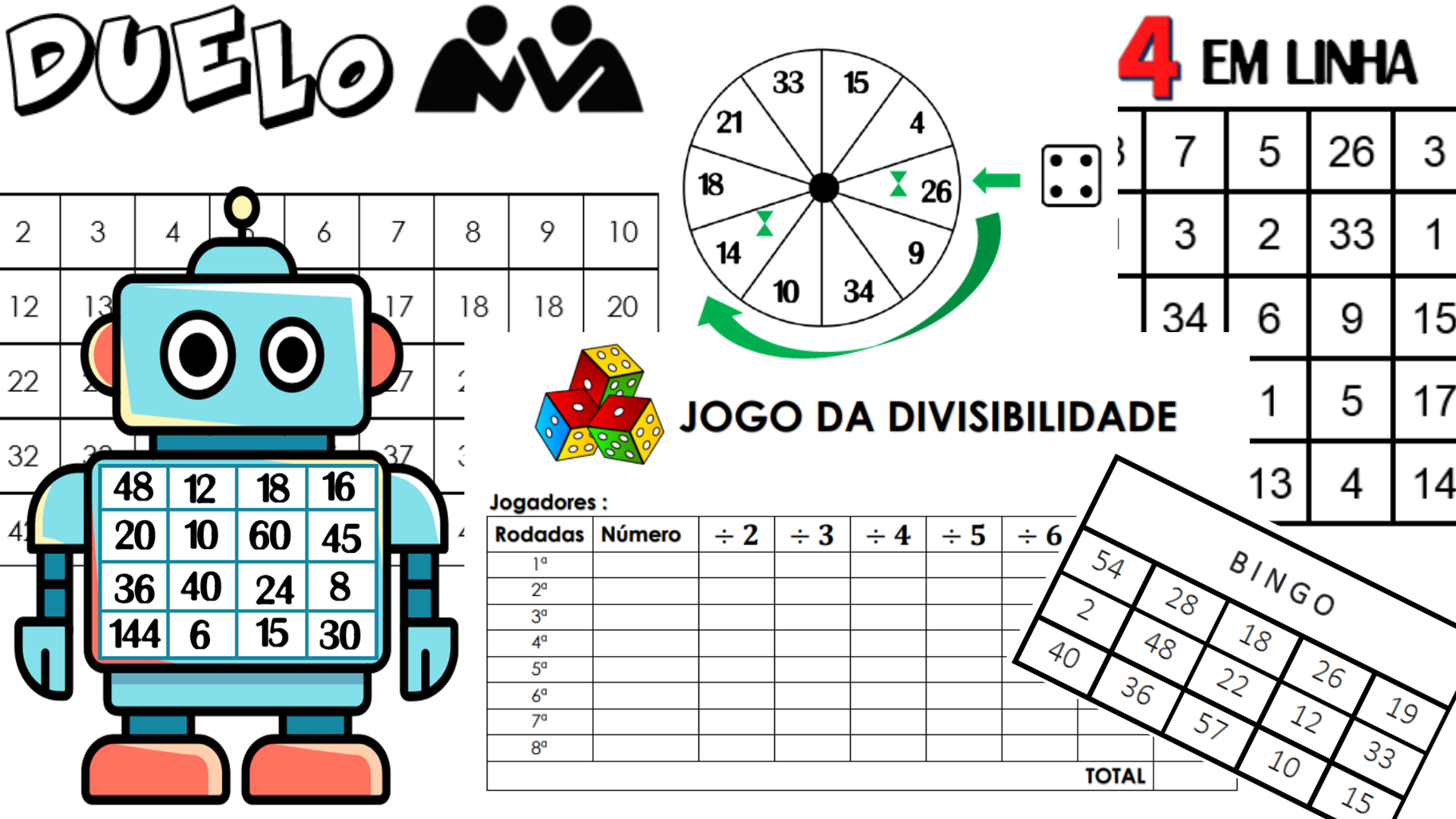 BRINCANDO COM MÚLTIPLOS E DIVISORES - Departamento de Matemática