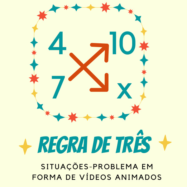 Imagem em destaque de Regra de três: problemas em vídeos