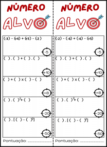 Jogo de adição dos Inteiros - Como fazer 