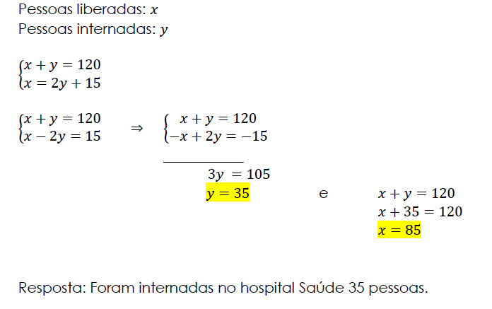 Portal do Professor - Desafios com sistemas de equações do 1º grau